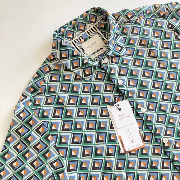 Cactus Man Viscose SS Shirt - Picture 1 of 9